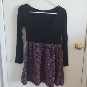 Long sleeve floral dress (short)